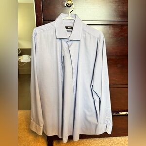 Men's blue Hugo boss dress shirt. Size 17 neck. Great condition.